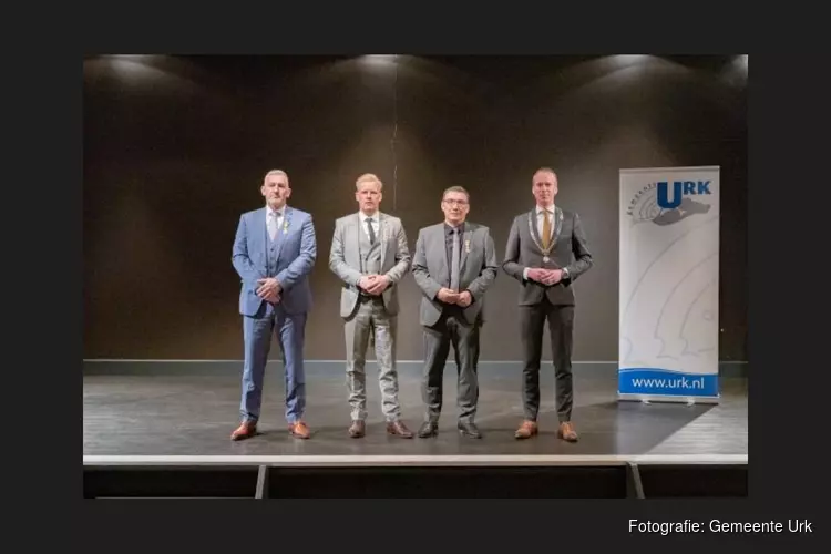Gemeenteraad Urk neemt afscheid van zittende raadsleden