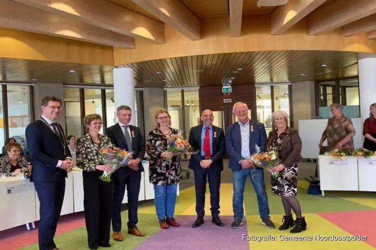 Koninklijke onderscheiding voor drie vertrekkende raadsleden