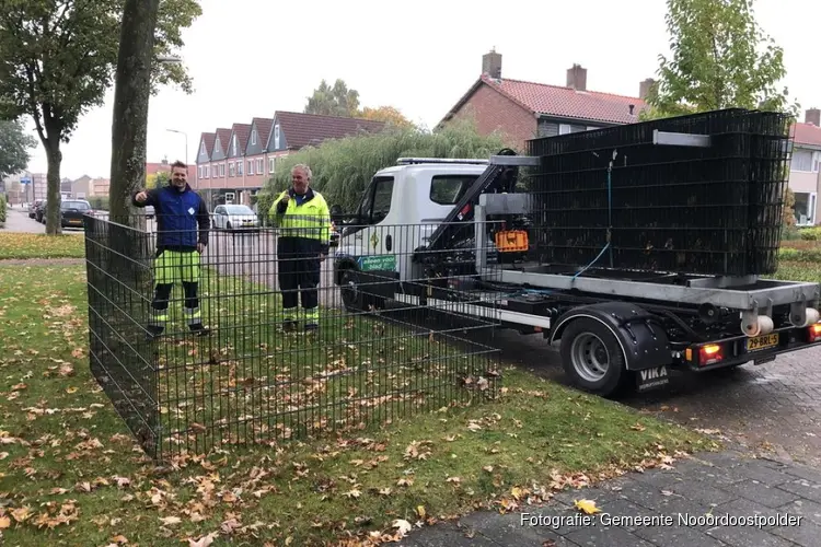 Veel bladeren in uw straat?