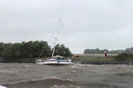 Zeiljacht in problemen tijdens storm Poly