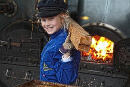 Stoommachinemuseum meimaand onder stoom