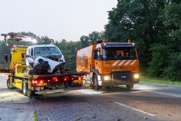Automobilist gewond na eenzijdig ongeval Marknesse