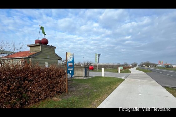 Nieuw in de Noordoostpolder: Fietspauzepunten