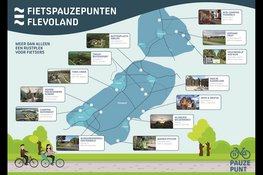 Nieuw in de Noordoostpolder: Fietspauzepunten